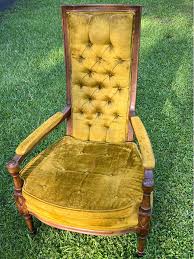 Vintage/Antique Armchair, high back, tufted, walnut, mid century modern | Mire Community Peeps Market | Facebook