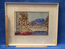 Lot - RICHARD MOKETARINJA, WATERCOLOUR, UNTITLED, CENTRAL ...