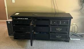 Black Wooden Dresser For Free In Morgan Hill, CA | For Sale & Free—Nextdoor