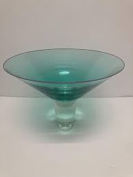 Young & Constantin Art Glass Center Piece Bowl - Etsy