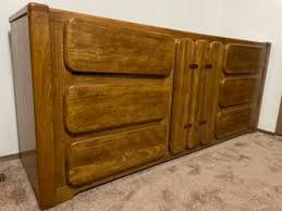 80s Solid Oak Dressers + Mirror & Nightstand for Sale in Woodinville, WA - OfferUp