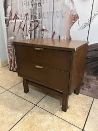 Vintage 60's MCM Mid Century Modern Nightstand End Table | eBay