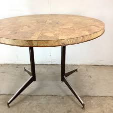 Vintage Round Dining Table - AptDeco