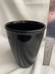 6 1/2” Black Pottery Vase Stamped Made In Germany | eBay