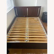 IKEA Songesand Brown Queen Bed Frame - AptDeco