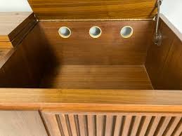 Mid Century Modern Walnut Stereo Console, Credenza by Telefunken, Project Piece - EPOCH