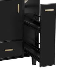 Rosdorf Park 24" Bathroom Vanity With Sink, Bathroom Cabinet With Door Shelf | Wayfair