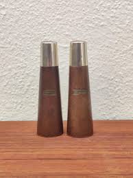 Vintage Mid Century Salz- und Pfefferstreuer aus Holz und Metall. - Etsy Schweiz