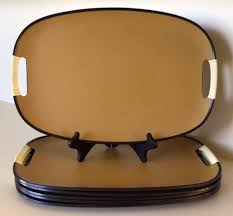 Vintage 1960's LAP TRAYS ~ Set Of Six ~ 17 5/8” ~ Press ...