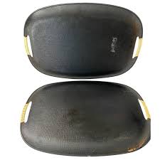 Pair Swordfish Serving Trays With Wrapped Handles 18 x 11 ...