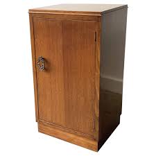 Vintage 1940's bedside cabinet with decorative handle For ...