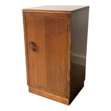 Vintage Bedside Cabinet with Decorative Handle, 1940s | Chairish