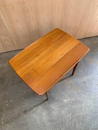 1960s Solid Teak Side Table by Edvard Kindt-Larsen for ...