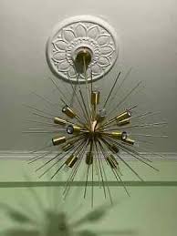 Mid Century Multicolour Sputnik Chandelier Statement Sputnik Ceiling Light Lamp | eBay