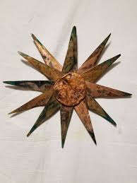 Dessert Wall Flower is a Copper Flower With Patina Made With ...