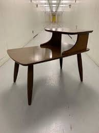 Vintage Mid Century Two Tier "step" End Table