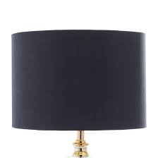 Grayson Lane 24-in Black with Drum Shade LED Table Lamp with Fabric Shade in the Table Lamps department at Lowes.com