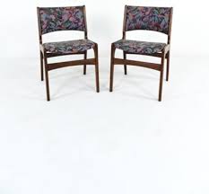 60s ERIK BUCH model 89 dining chairs SET/6 Scandinavian midcentury modern teak | eBay