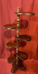 Wood Pedestal Plant Stands | eBay