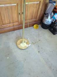 Brass Toned 74" Torchiere Lamp - Mayo Auction & Realty