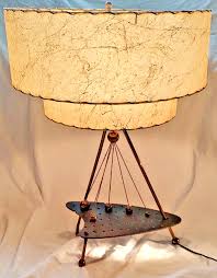 MCM 1950s BOOMERANG ATOMIC MOD TABLE LAMP by "MAJESTIC Lamp ...