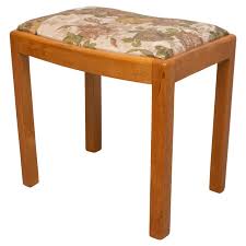 Beech wood Foot stool 1950s Dutch For Sale at 1stDibs
