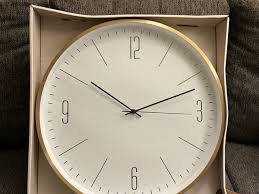 New 18” Project 62 Brass Finish Wall Clock Cosmopolitan | eBay