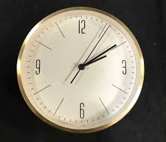 Midcentury Modern, Mid Century Modern Wall Clock - GA Prop Source