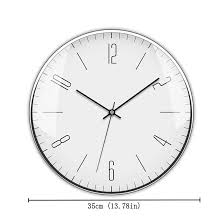 Amazon.com: BABETRUE Wallclock Wall Clock Modern Mute Wall Clock Living Room Home Bedroom Wall Clock Office Simple Clock Quartz Clock Wall Watch Wall Clocks(A) : Home & Kitchen