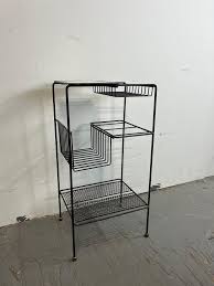 Mid Century Wire Rack Stand For Sale at 1stDibs