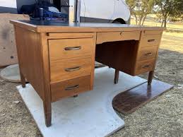 Vintage Mid Century Modern Leopold Desk | eBay