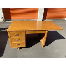 Vintage Mid-Century Modern Jasper Desk | Chairish