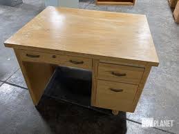 Old School Small Desk Wood Home Office Dorm Student ...
