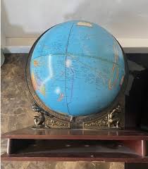 Vintage Imperial George F Cram Globe Atlas Map Breweriana Seagrams Figural Brass | eBay