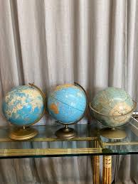 Terrestrial Globes Collection, S/3 | Chairish