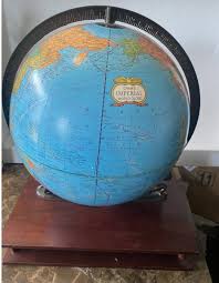 Vintage Imperial George F Cram Globe Atlas Map Breweriana Seagrams Figural Brass | eBay UK