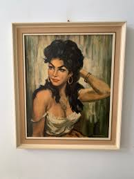 Impresión vintage original de una gitana española - Etsy México