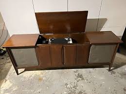 Make A Statement With Vintage Mid Century Console With Rich Room Filling Sound | eBay