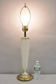 Vintage Italian Mid Century Modern Tapered Glass Art Deco ...