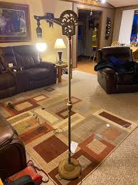 What to do with a rewired 1920s cast iron bridge lamp?