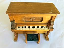 Vintage Wood 4X5" Piano Music Box Plays: Piano Music | eBay