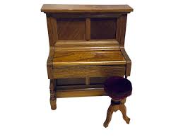 Dollhouse Miniature 1” Scale Vintage Schneegas German Piano ...