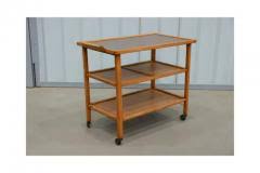 Peter Kraft - Brazilian Modern Bar Cart in Hardwood by Peter ...