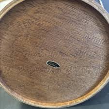 Vintage Ice Bucket MCM Teak Wood Aluminum With Tongs NICE ...