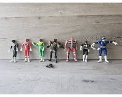 Mighty Morphin Power Rangers LOT Red Blue Green Ranger 5” MMPR Knasty Knight + - Etsy