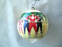Mighty Morphin Power Rangers Christmas Tree Satin Ornament ...