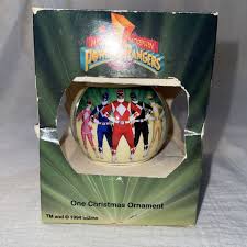 Vintage 1994 Mighty Morphin Power Rangers Christmas Ornament ...