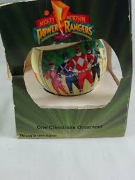 Vintage 1994 Mighty Morphin Power Rangers Christmas Ornament ...