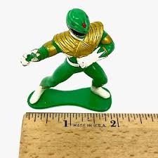 1993 Bandai MMPR Power Rangers 3" Posed Plastic Green Ranger ...