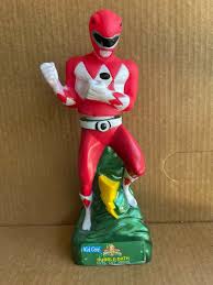 Red Power Ranger Bubble Bath Soaky Figure 1994 Lot #3 | eBay